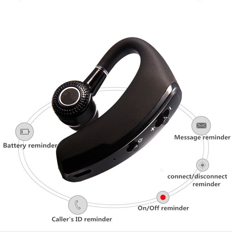 V9 earphones Handsfree Business Bluetooth Headphone With Mic Wireless Bluetooth Headset For Drive Noise Reduction
