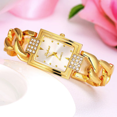 Ladies Watches 2020 Wrist Guaranteed Women Crystal Diamond Watches Luxury Gold Watch Stainless Steel Women's Watch Clock Women