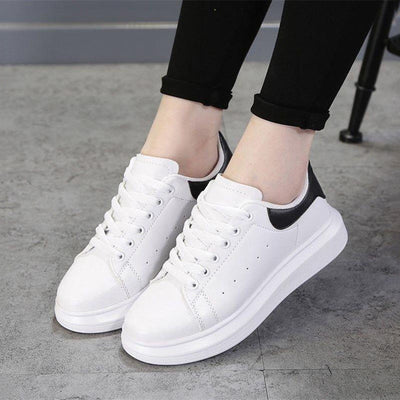 Women Shoes Fashion White Sneakers Chunky Vulcanize Shoes Female 2019 Spring Summer Platform Tenis Feminino Women Casual Shoes