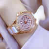 Diamond Watches Women 2022 Famous Brand Fashion Ceramic Women Wrist Watches Ladies Stainless Steel Female Clock Relogio Feminino