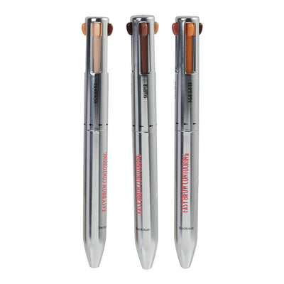 Eyebrow Pencil 4 in 1 Waterproof Drawing Eye Brow Pencil Long Lasting Easy Color Eyebrow Enhancer Women Makeup Cosmetic Tool