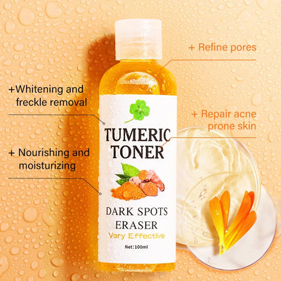 Turmeric Whitening Face Toner Effective Remove Dark Spots Melasma Moisturize Brighten Smooth For Black Skin Tone Beauty Health