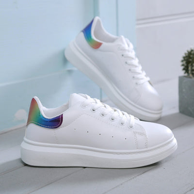 Women Shoes Fashion White Sneakers Chunky Vulcanize Shoes Female 2019 Spring Summer Platform Tenis Feminino Women Casual Shoes